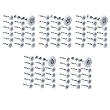 Rouleaux de Porte de Garage Lot de 60 2 Pouces, Roulement 6200ZZ en Nylon, pour Portes de Garage Résidentielles et Commerciales