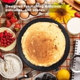 thumbnail image 3 of Griddle Crepe Maker, Electric Griddle Crepe Maker US Plug 100-120V Non Stick with Wooden Spatula for Snack Bar, 3 of 7