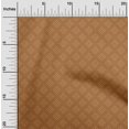 thumbnail image 2 of oneOone Cotton Cambric Rust Brown Fabric Geometric Craft Projects Decor Fabric Printed By The Yard 56 Inch Wide, 2 of 5