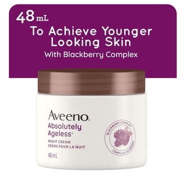 Aveeno Absolutely Ageless Night Cream/Aveeno Absolutely Ageless Restorative Night Cream, Anti Aging Moisturizer, Vitamins, Blackberry Complex