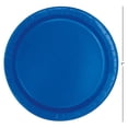 thumbnail image 3 of Unique Industries Electric Blue Round 7" Dessert Plates, 70ct, 3 of 3