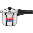 thumbnail image 1 of Prestige Populaire Svachh Spillage Control Autocuiseur en acier inoxydable, 3L, Argent, 1 of 8