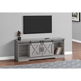 thumbnail image 3 of Monarch Specialties Tv Stand, 60 Inch, Console, Media Entertainment Center, Storage Cabinet, Living Room, Bedroom, Laminate, Grey, Transitional, 3 of 3