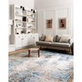 thumbnail image 1 of Loloi ll Collection Area Rug ALC-05 Denim/Ivory 1'-6" x 1'-6" Sample Swatch, 1 of 8