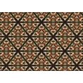 thumbnail image 1 of Ahgly Company Tapis Rectangulaire Lavable en Machine Intérieur Transitionnel Rouge Nuit, 3 Pieds x 5 Pieds, 1 of 7