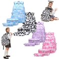 thumbnail image 1 of Donut Printed School Backpack For Girls Backpack With Lunch Box Lightweight Water Kids Bookbags Set, 1 of 9