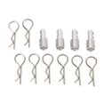 thumbnail image 2 of 4 Pcs Support de Poteau de Voiture RC Stable Haute Résistance Argenté pour MJX 1/14 14301 14302 RC, 2 of 8