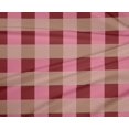 thumbnail image 4 of oneOone Polyester Lycra Medium Pink Fabric Gingham Check Sewing Craft Projects Fabric Prints By Yard 56 Inch Wide, 4 of 4