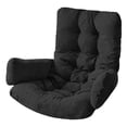 thumbnail image 4 of Fauteuil Balançoire en Forme d'Oeuf, Chaise Panier Suspendue, Coussin pour patio, Jardin, Extérieur, pour Cour et patio, Noir, 4 of 9