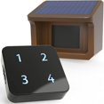 thumbnail image 1 of 1/2Mile Solar Driveway Alarm System-Up to 70FT Wide Sensor Range 3 Adjustable Sensitivities-Fully Weatherproof Outdoor Motion Sensor&Detector DIY Security Alert System, 1 of 6