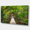 thumbnail image 2 of Bridge to Jungle Thailand - Landscape Photo Canvas Art Print, 2 of 3