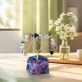 thumbnail image 3 of EGNMCR Room Decor, Home Decor Natural Colorful Crystal Stone Crushed Stone Wealth Tree Handwoven Amethyst Base Money Tree Home Decoration Crystal Money Treese, 3 of 6
