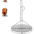 thumbnail image 1 of MesaSe Support de Poulet Grille Support de Rôtissage de Dinde Métal Portable Détachable Multifonctionnel Vertical pour Fumer Poulet Entier, 1 of 9