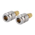 thumbnail image 1 of Low Impedance SMA Connecter, N-Type To SMA, 2PCS High Frequency For Coaxial Cable Wi-Fi  Wireless Lan Devices Antennas, 1 of 8