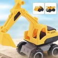thumbnail image 3 of EIMELI Truck Toys Dump Truck Toys Construction Service Vehicles Simulation Inertial Engineering Vehicle Truck Excavator Digger Vehicle Toy Bulldozer Excavator Kid Learning Building for Bo, 3 of 9