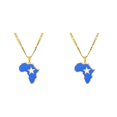 thumbnail image 4 of Maytalsory Collier Léger et Confortable avec Pendentif Africa Map Déclaration Somalia 2Set, 4 of 6