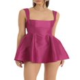 thumbnail image 1 of Women Sleeveless Mini Backless Dress Spaghetti Strap A Line Cocktail Dresses, 1 of 5