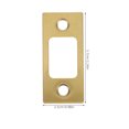 thumbnail image 2 of Miangastore Door Lock Strike Plate Strike Plate Front Door Reinforcement Strike Plate Dead Bolt Strike Plate Metal Plate Door Strike Plate, 2 of 9