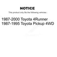 thumbnail image 2 of Transit Auto Rear Brake Drum Shoes and Spring Kit for Car Toyota 4Runner Pickup K8N-100303, 2 of 11