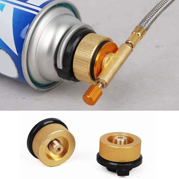 Yhmxh Camping Essentials Travel Essentials Camping Gear 2PC Outdoor Camping Gas Tank Connector Conversion Connector Cartridge Accessory Bottle Opener
