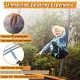thumbnail image 4 of Gymax 8FT Recreational Trampoline w/ Ladder Enclosure Net Safety Pad Outdoor Orange, 4 of 9