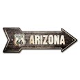 thumbnail image 1 of SignMission P-ARROW8-999973 Panneau Flèche 8 x 24 Po. Large Arizona 66 2, 1 of 4