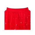 thumbnail image 4 of Girls Skirt Red Pearl Stars Sparkling Tutu Dancing 7-8 Years, 4 of 6