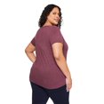 thumbnail image 3 of George Women's Plus V-Neckline Tee, 3 of 6