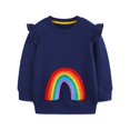 thumbnail image 2 of RXIRUCGD Haut à Manches Longues Polyvalent pour Enfants, Col Rond, Décontracté, Ample (Bleu, Taille: 2 Ans), 2 of 6