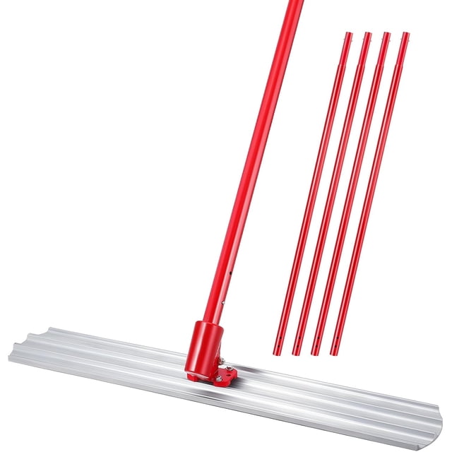 46"X8" Bull Float Kit Aluminum Magnesium Alloy Concrete Float with Adjustable Bracket and 4 Handles