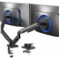 thumbnail image 1 of Dual Monitor up to es and lbs per Screen Pneumatic Arm Desk Mount Articulating Counterbalance VESA Stand Classic STANDVO, 1 of 9