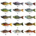 thumbnail image 3 of Lot de 3 Leurres de Pêche Eau Salée Appâts Réutilisables avec Perle Attraction Extérieure Swimbaits Artificiels Crankbait 10cm Type 13, 3 of 8