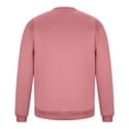 thumbnail image 4 of cfhntfmh Chandails Molletonnés pour Hommes Grande Taille Décontractés à Col Rond à Manches Longues Hauts Basiques Molleton Doux Chandails Molletonnés Unis, 4 of 6