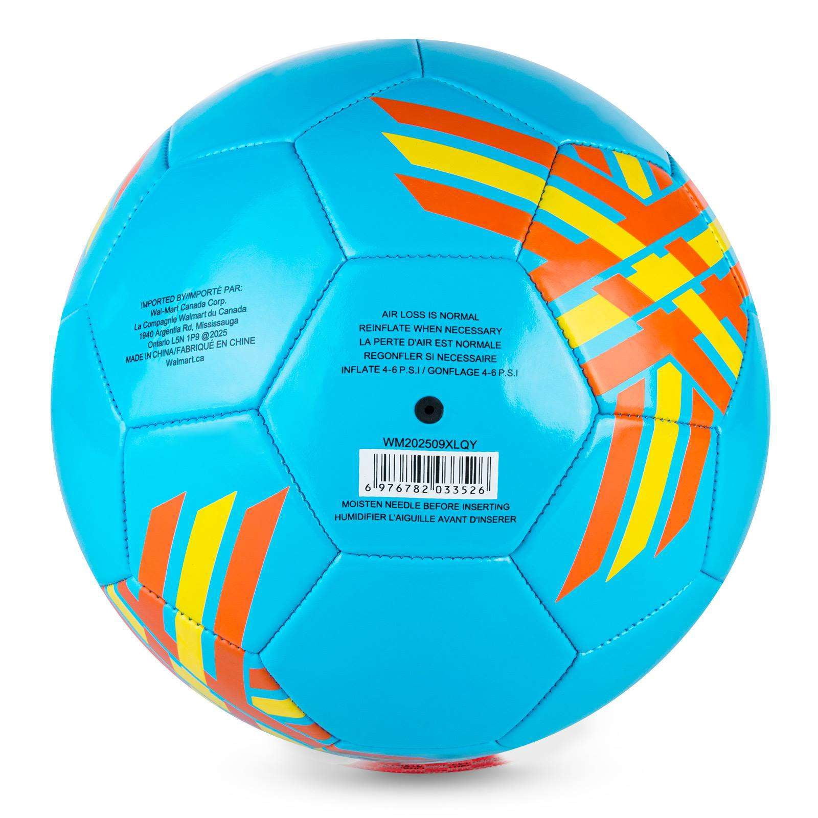 Ballon de soccer Coinus Sports, taille 5, bleu