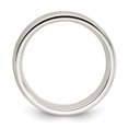 thumbnail image 2 of 925 Sterling Silver 6mm Brushed Fancy Size 9.5 Band Ring, 2 of 4
