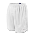 thumbnail image 1 of Champion Mens Long Mesh Shorts with Pockets, 2XL, White, 1 of 3