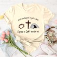 thumbnail image 4 of LUOGENLI T-shirts pour Femme pour Femmes T-Shirt Décontracté à Imprimé de Lettres Col Rond Manches Courtes T-Shirt Plusieurs Couleurs T-shirts pour Femmes T-Shirt Graphique Drôle Saint-Valentin Beige TG, 4 of 5