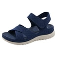 thumbnail image 2 of IUJSOY Walking Sandals for Women Lightweight Mesh Open Toe Comfort Footbed Platform Beach Shoes, 2 of 8