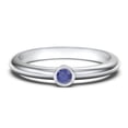 thumbnail image 1 of Classic Bezel Set Birthstone Ring - Blue Sapphire (September), 1 of 4