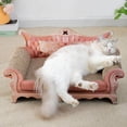 thumbnail image 4 of kurtrusly Pet Cat Scratching Board Bed Sofa for Sleeping Indoor Sunbathing Scratcher, 4 of 9