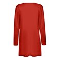 thumbnail image 5 of Pompotops Blouse Décontractée à Manches Longues pour Femme, Couleur Unie, avec Poche, Cardigan, Liquidation, 5 of 5