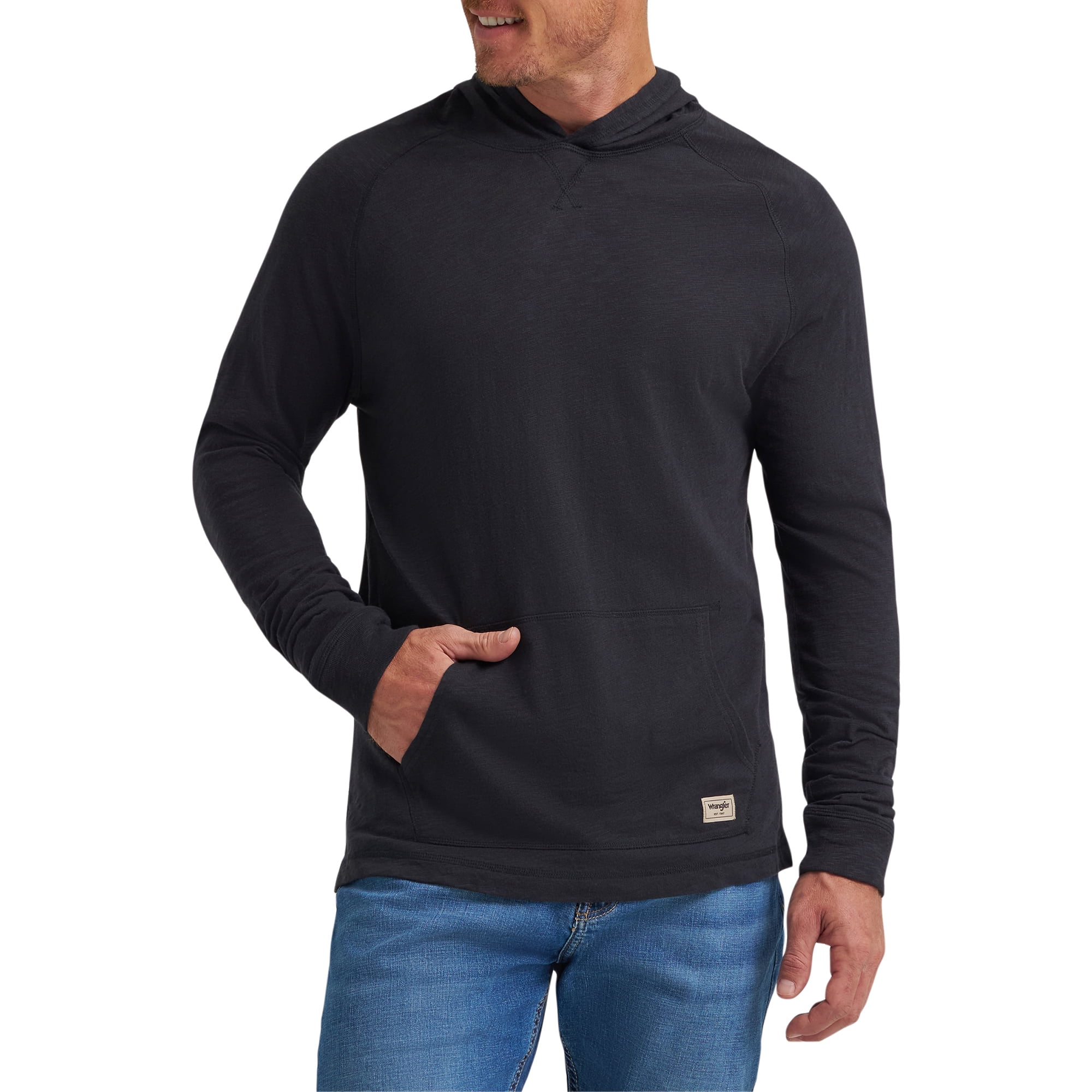Wrangler® Men'S Long Sleeve Hooded Pullover