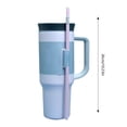 thumbnail image 2 of Owala Stainless Steel Water Bottle 40 oz - white, 2 of 2