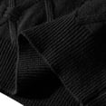 thumbnail image 4 of Styesk Mens Sweater Solid Color Pullover Sweater Comfy Soft Oversized Sweater Cable Knit Crewneck Sweater Casual Loose Sweaters with Ribbing Edge, 4 of 7