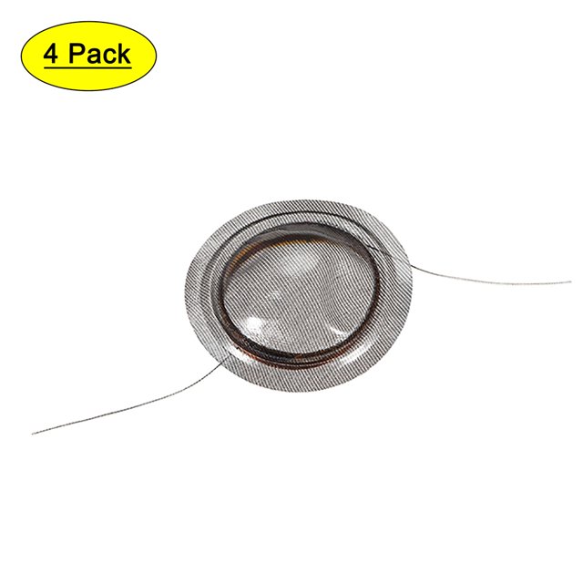 Unique Bargains Haut-Parleur Audio à Spirale Vocale 25,5mm Accessoire de Tweeter en Dôme de Soie 4 Pcs