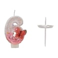 thumbnail image 2 of Yhmxh Bougies d'Anniversaire Papillon Rouges 0-9, Bougie Chiffre Pailletée Papillon Décorations de Gâteau pour Enfants Adultes Anniversaire Mariage Anniversaire Fournitures de Fête Décorations de Noël en Liquidation - Numéro 6, 2 of 6