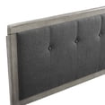 thumbnail image 3 of Modway Draper Tufted Full Fabric and Wood Headboard in Gray/Charcoal, 3 of 10