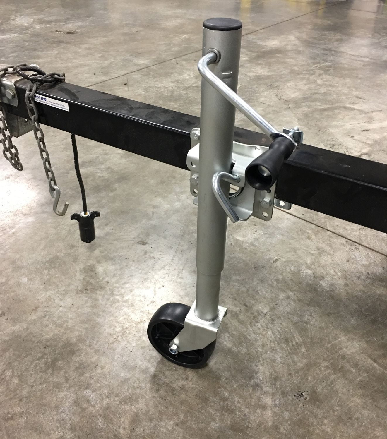 Marine Swivel Swing Down Trailer Jack 1000 lb