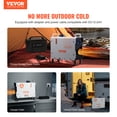 thumbnail image 2 of VEVOR Chauffe-Air au Diesel 12V/24V 2KW Télécommande via Application Bluetooth pour l'Extérieur, 2 of 9