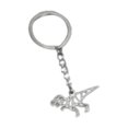 thumbnail image 2 of Stainless Steel Hollow Dinosaur Pendant Keychain with Cartoon Charm Jewelry Chain for Bag, 2 of 3
